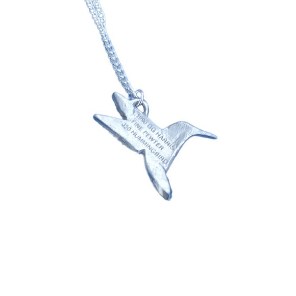 Hummingbird necklace  1665 - Picture 5 of 8